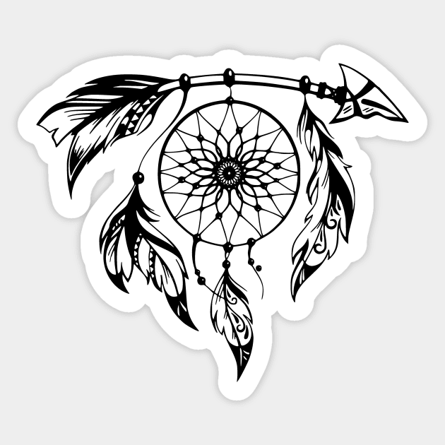 Arrow Dreamcatcher Sticker by LaainStudios